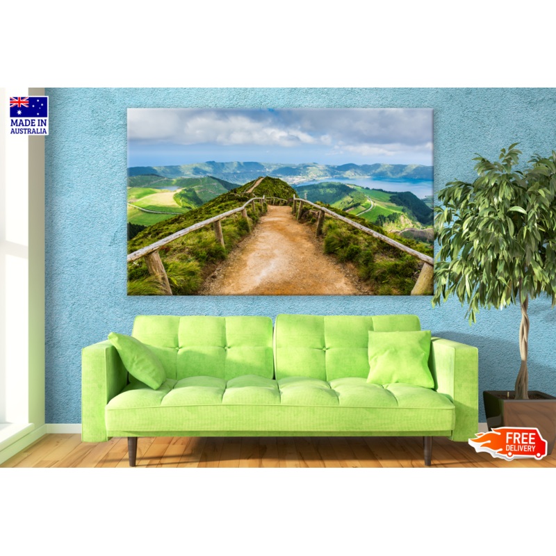 Azorse Island Mountain View Print 100% Australian Made