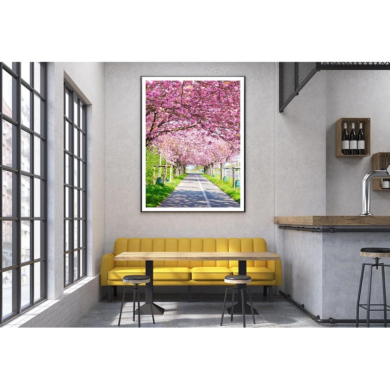 Blooming Pink Cherry Trees Spring Home Decor Premium Quality Poster Print Choose Your Sizes