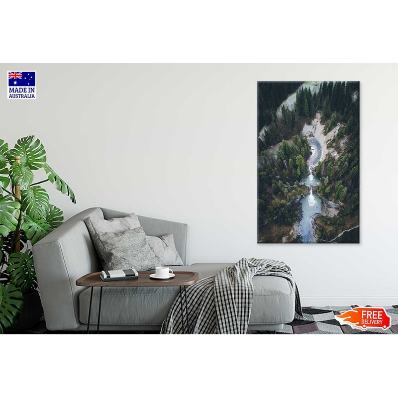 Buchenegger Wasserflle In Forest Print 100% Australian Made