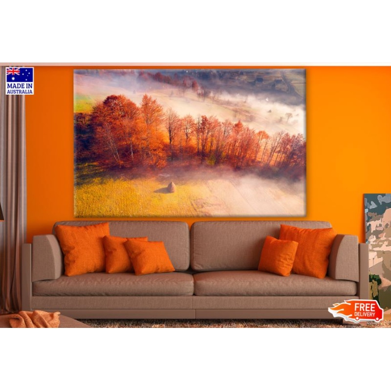 Autumn Forest Aerial View Photograph Print 100% Australian Made
