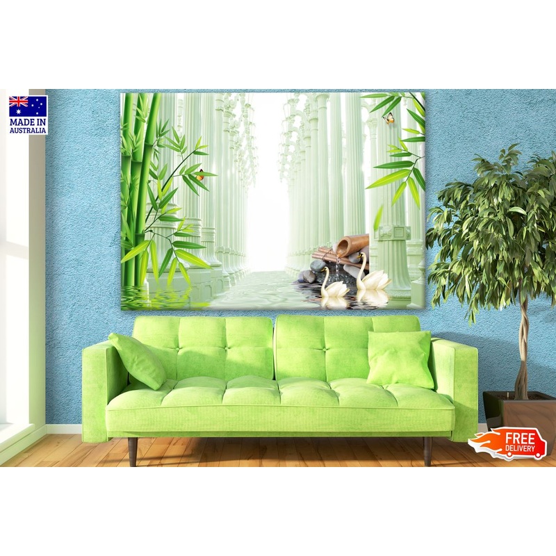 Bamboo Trees Wall Art Print 100% Australian Made