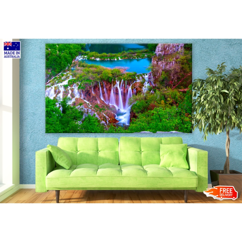 Waterfall Scenery Photograph Print 100% Australian Made