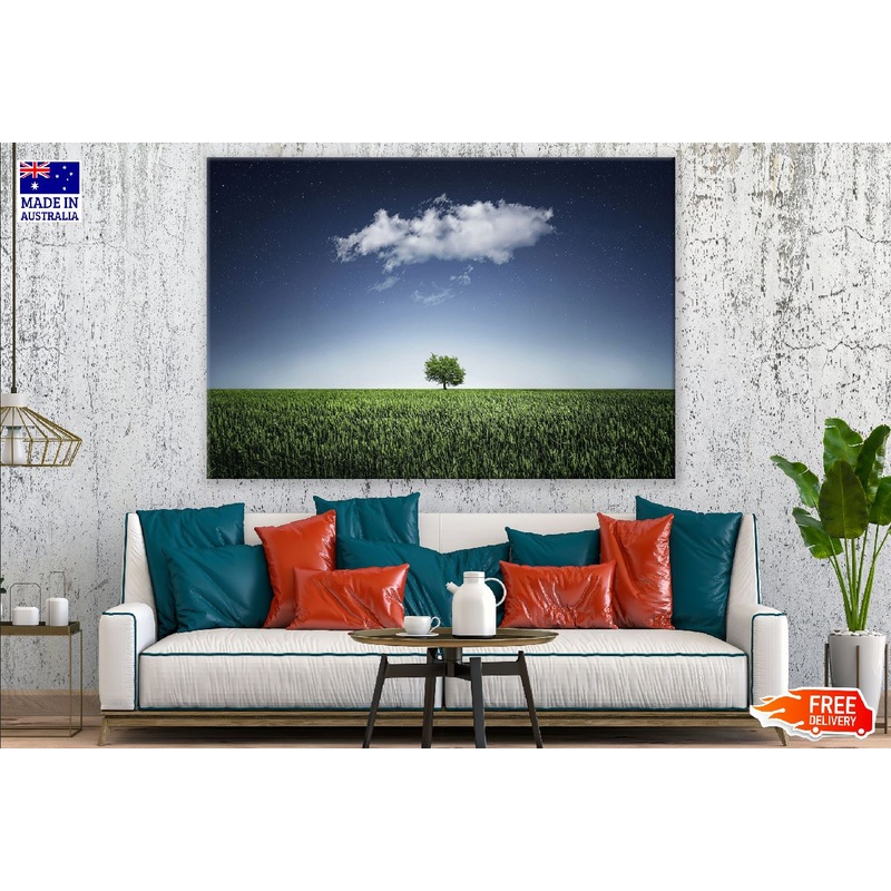 A Tree Covered with Clouds Photograph Print 100% Australian Made
