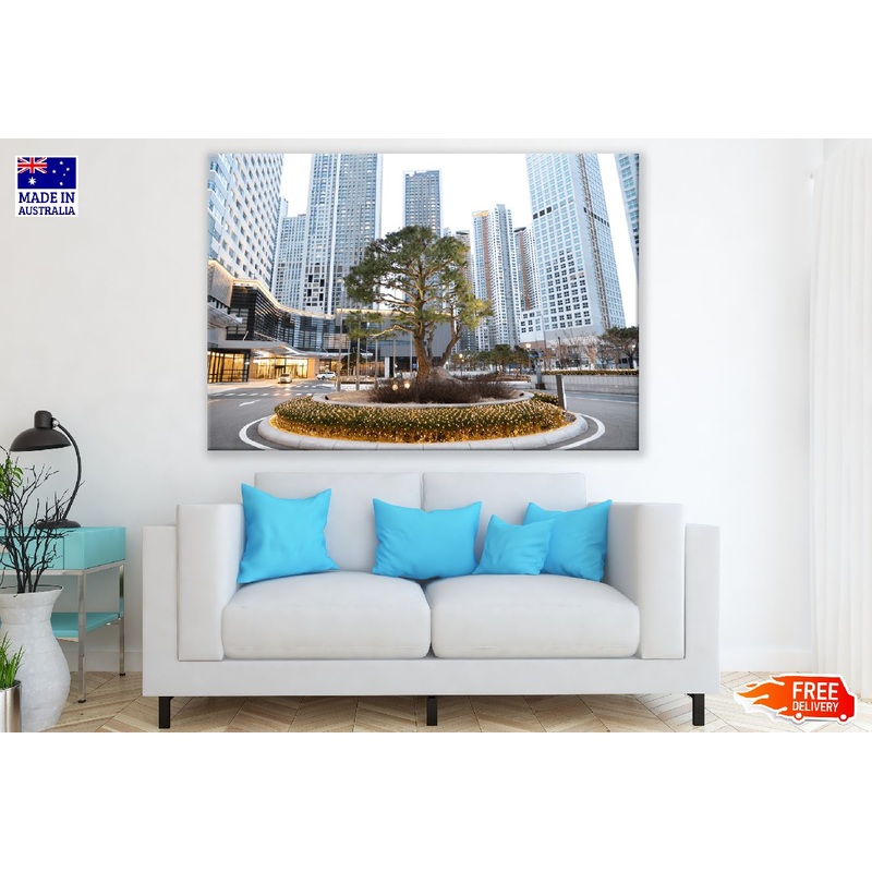Tree on City Photograph Print 100% Australian Made