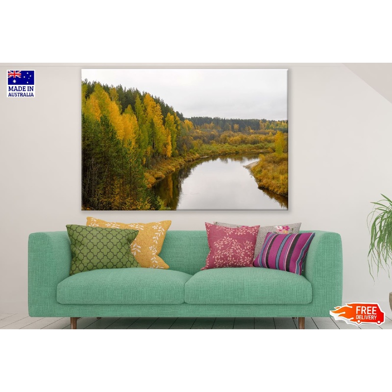 Autumn Forest & Lake Photograph Print 100% Australian Made