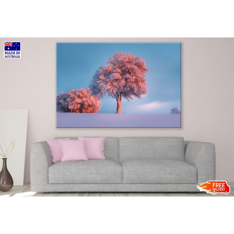 Cherry Blossom and Snow Photograph Print 100% Australian Made