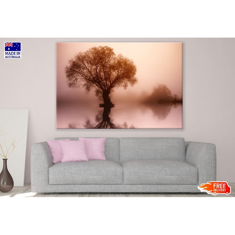 Tree Lake Sunset Photograph Print 100% Australian Made