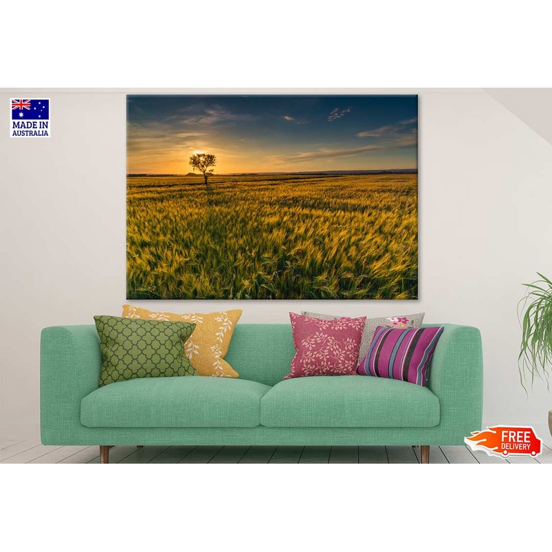 Tree & Grass Field Photograph Print 100% Australian Made