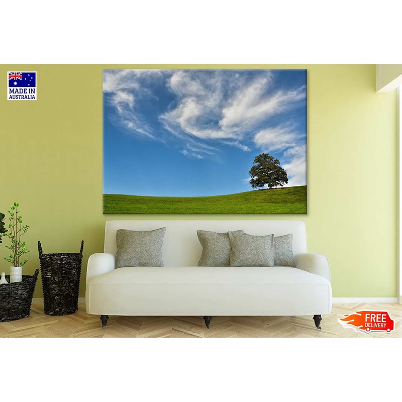 Tree on Hill Photograph Print 100% Australian Made