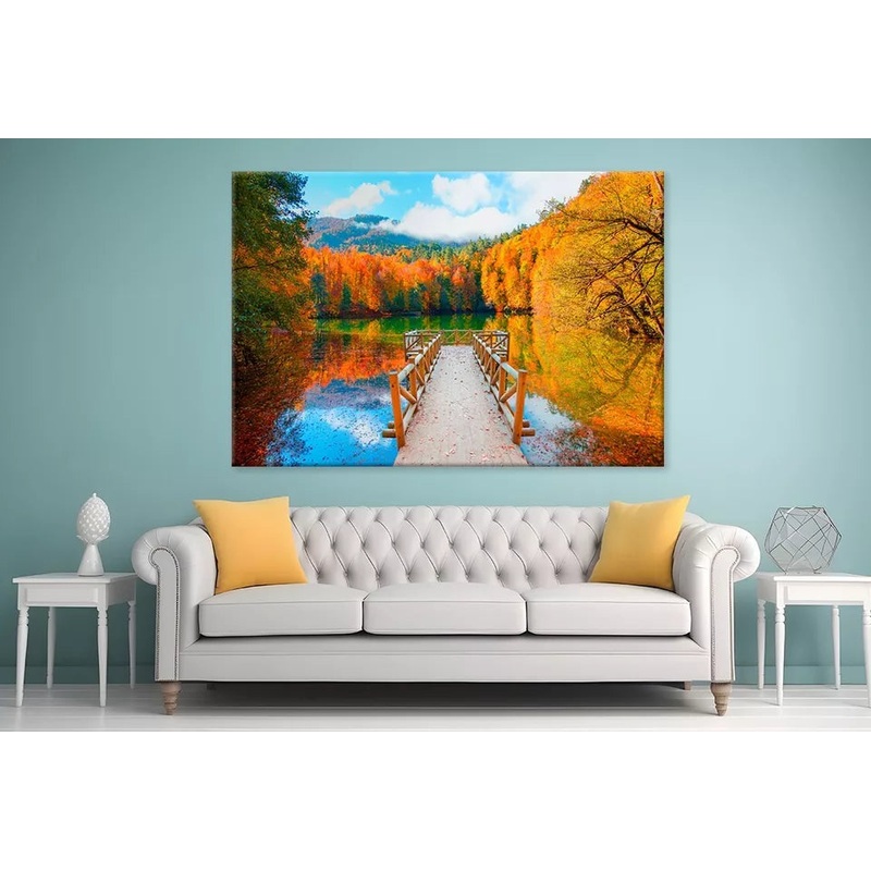Autumn In Seven Lakes Tokyo Wall Art Decor 100% Australian Made