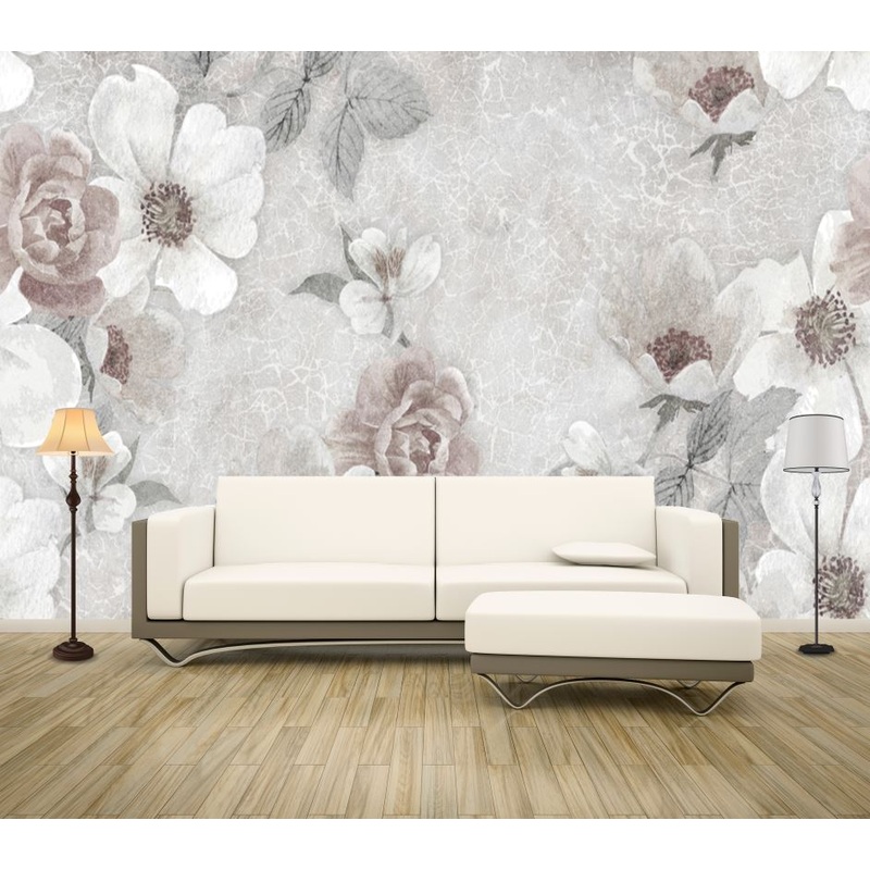 Wallpaper Murals Peel and Stick Removable Design Floral Design High Quality