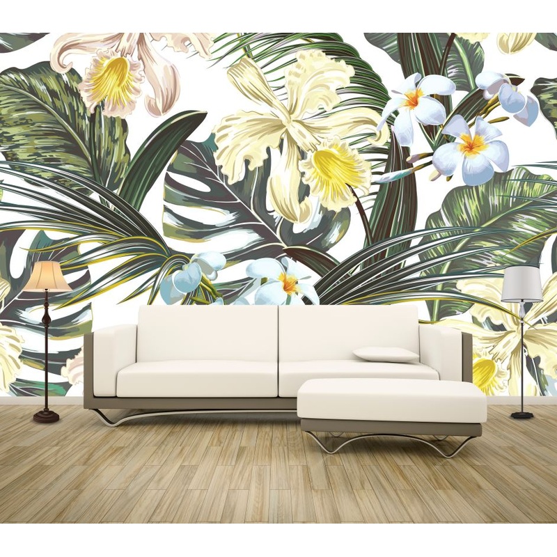 Wallpaper Murals Peel and Stick Removable Floral Art High Quality