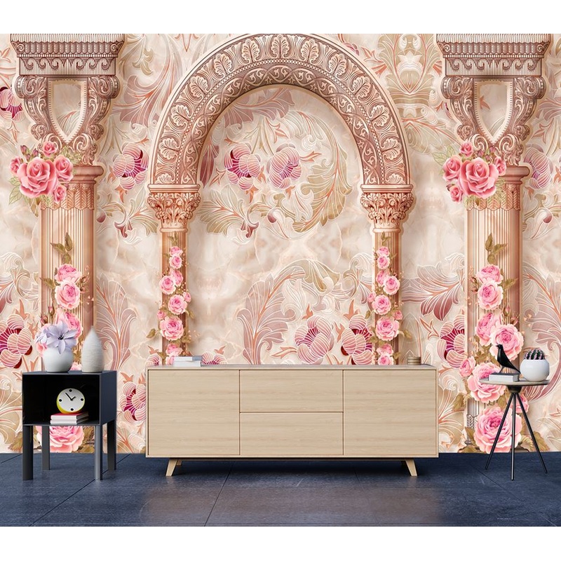 Wallpaper Murals Peel and Stick Removable Floral Art on Wall High Quality