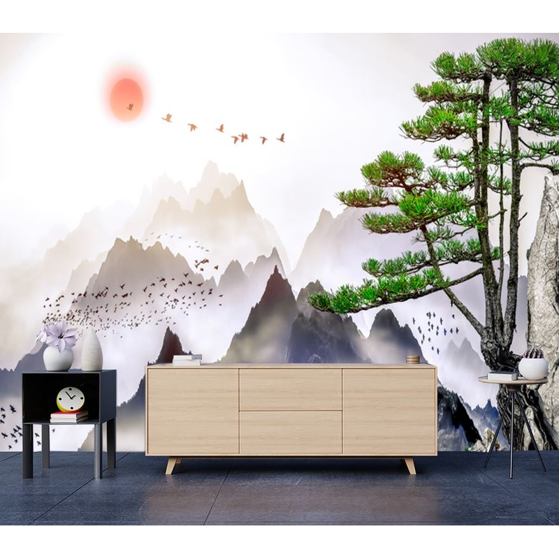 Wallpaper Murals Peel and Stick Removable Landscape Painting High Quality