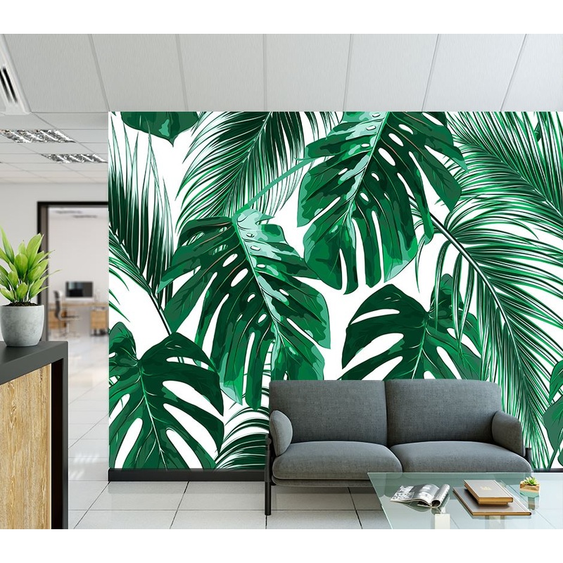 Wallpaper Murals Peel and Stick Removable Stunning Leaf Design High Quality