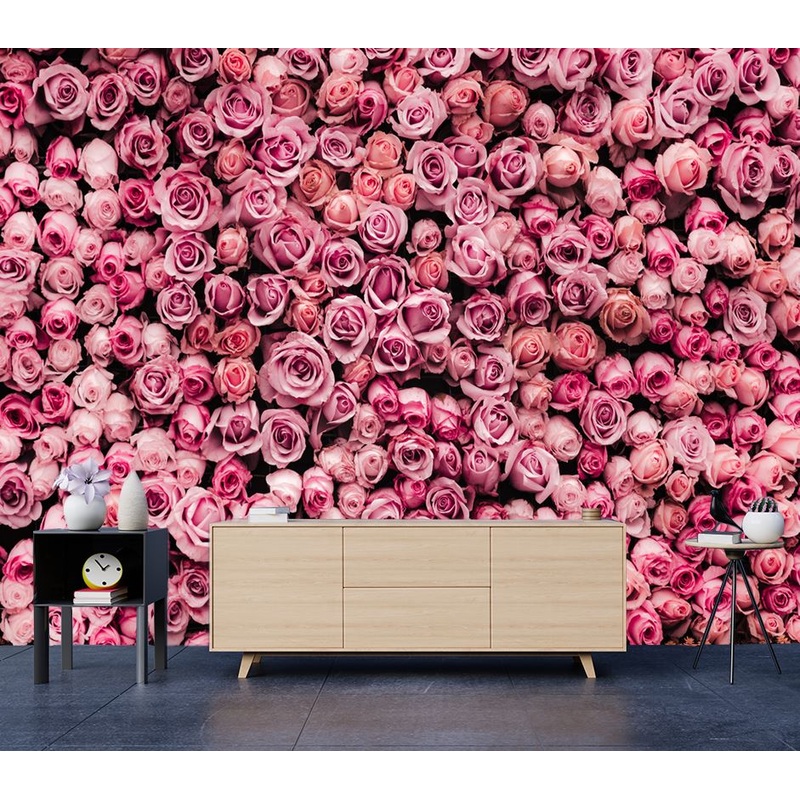 Wallpaper Murals Peel and Stick Removable Stunning Rose Bunch High Quality