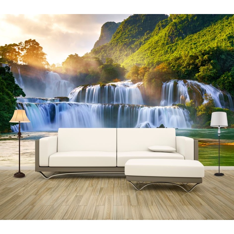 Wallpaper Murals Peel and Stick Removable Stunning Waterfall High Quality
