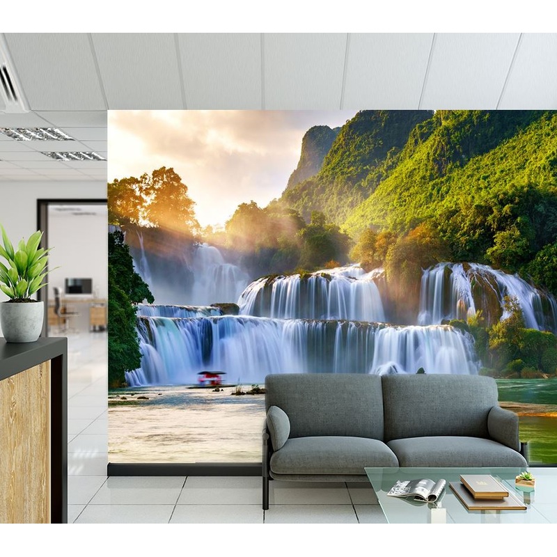 Wallpaper Murals Peel and Stick Removable Waterfall Landscape High Quality