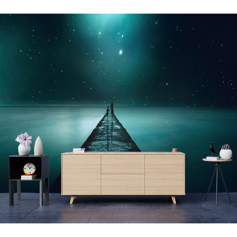 Wallpaper Murals Peel and Stick Removable Dark Space High Quality