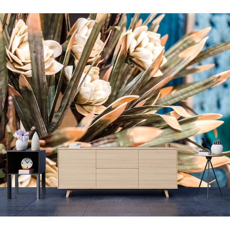Wallpaper Murals Peel and Stick Removable Flower Bouquet Closeup Photograph High Quality