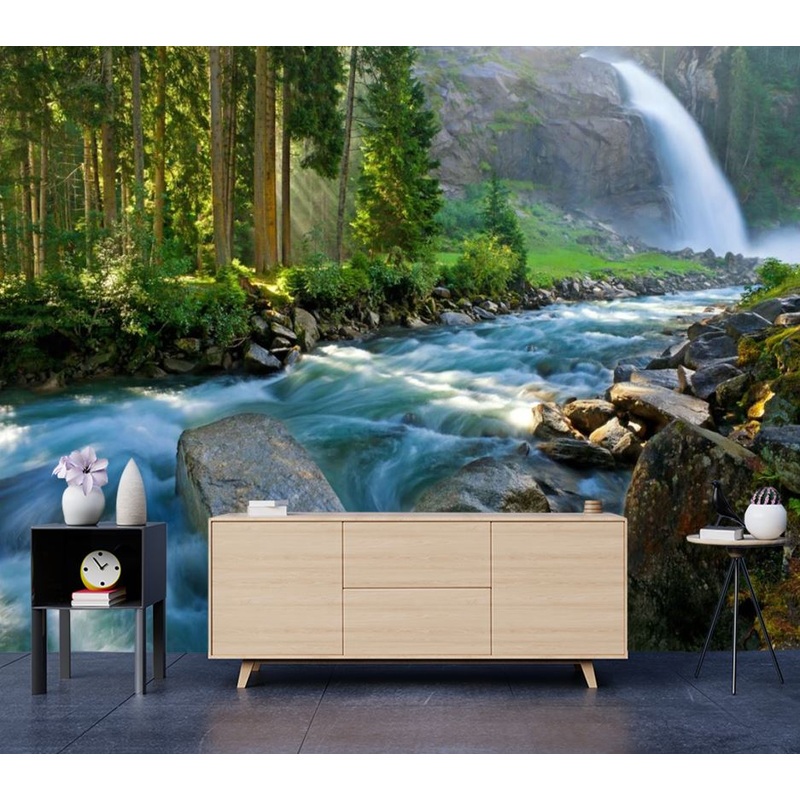 Wallpaper Murals Peel and Stick Removable Nature View Forest High Quality