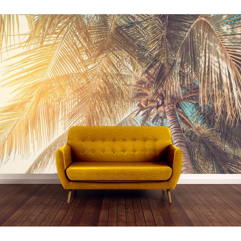 Wallpaper Murals Peel and Stick Removable Stunning Coconut Tree Closeup High Quality