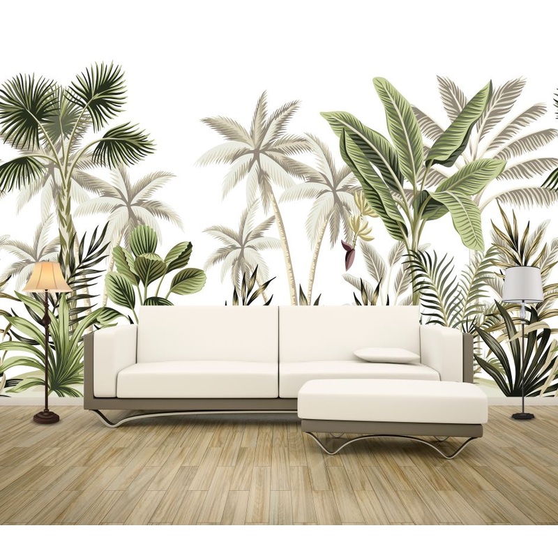 Wallpaper Murals Peel and Stick Removable Trees Design High Quality