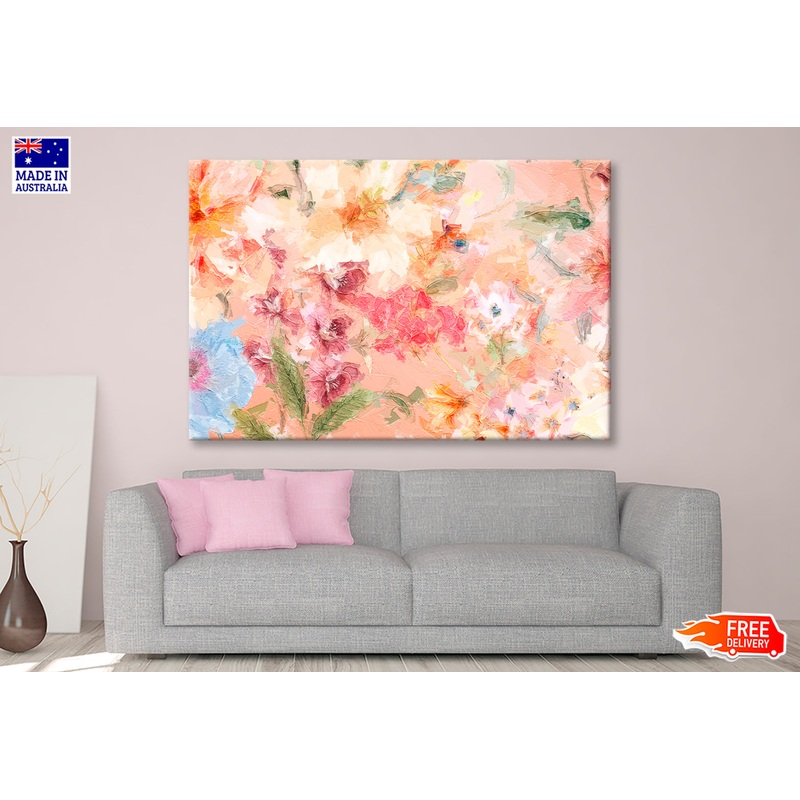 Abstract Beautiful Flower Oil Painting Wall Art Limited Edition High Quality Print