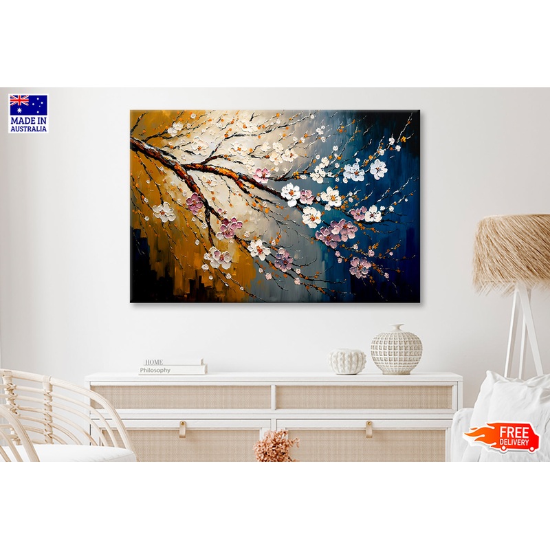 Cherry Blossom Oil Painting Limited Edition High Quality Print