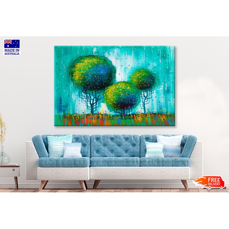 Artistic Trees Oil Painting Wall Art Limited Edition High Quality Print