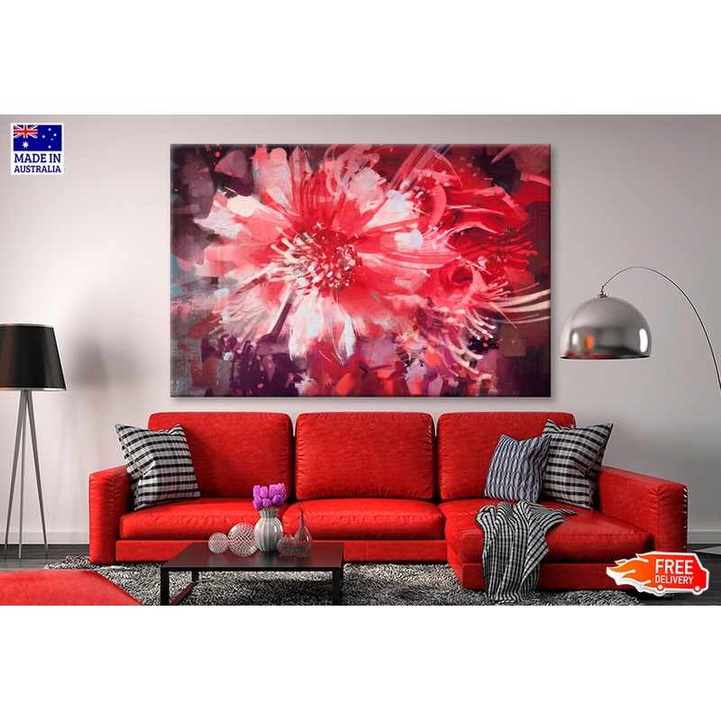 Beautiful Autumn Flowers Oil Painting Wall Art Limited Edition High Quality Print