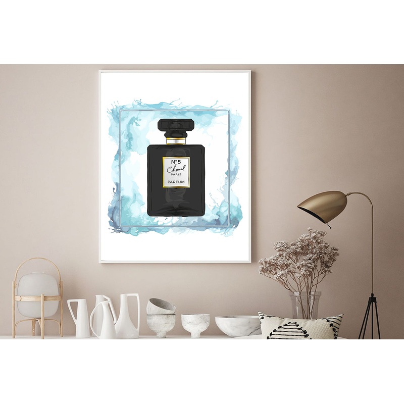 Watersplash with Black Perfume Print 100% Australian Made
