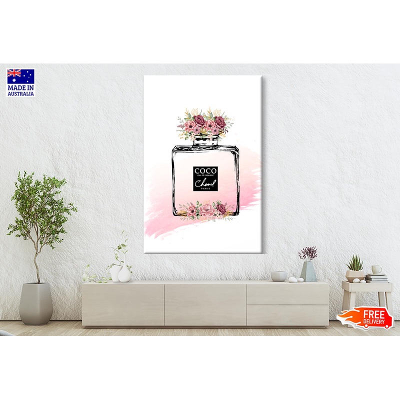 Black Pink Perfume Wall Art Limited Edition High Quality Print