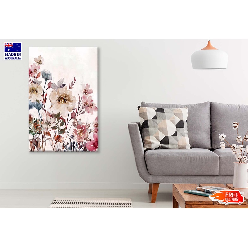 A Flower, Pink, Branches, Blooming Wall Art Limited Edition High Quality Print