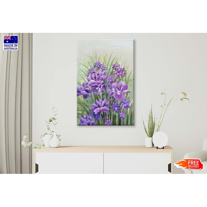 A Purple Flower, Painting Wall Art Limited Edition High Quality Print