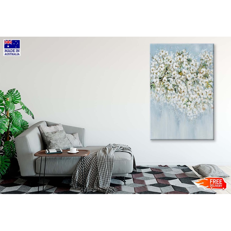 A Small White Flower, Sea of Flowers Wall Art Limited Edition High Quality Print