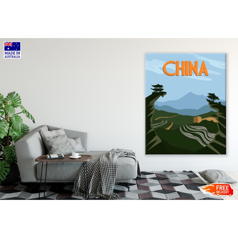China Landscape Art Poster Print 100% Australian Made