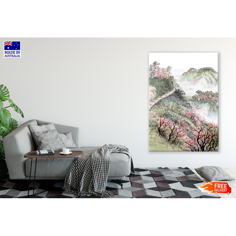 Chinese Landscape Painting ART Print 100% Australian Made
