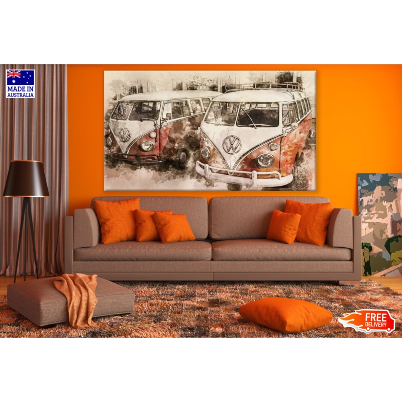 Classis Volkswagen Vans Print 100% Australian Made