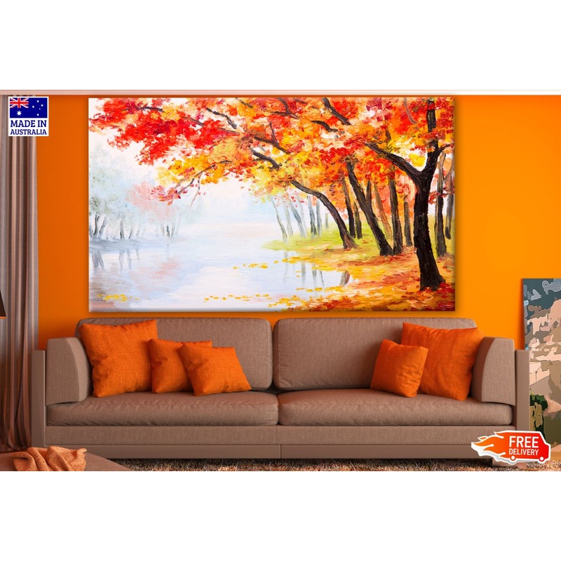 Autumn trees Painting Print 100% Australian Made