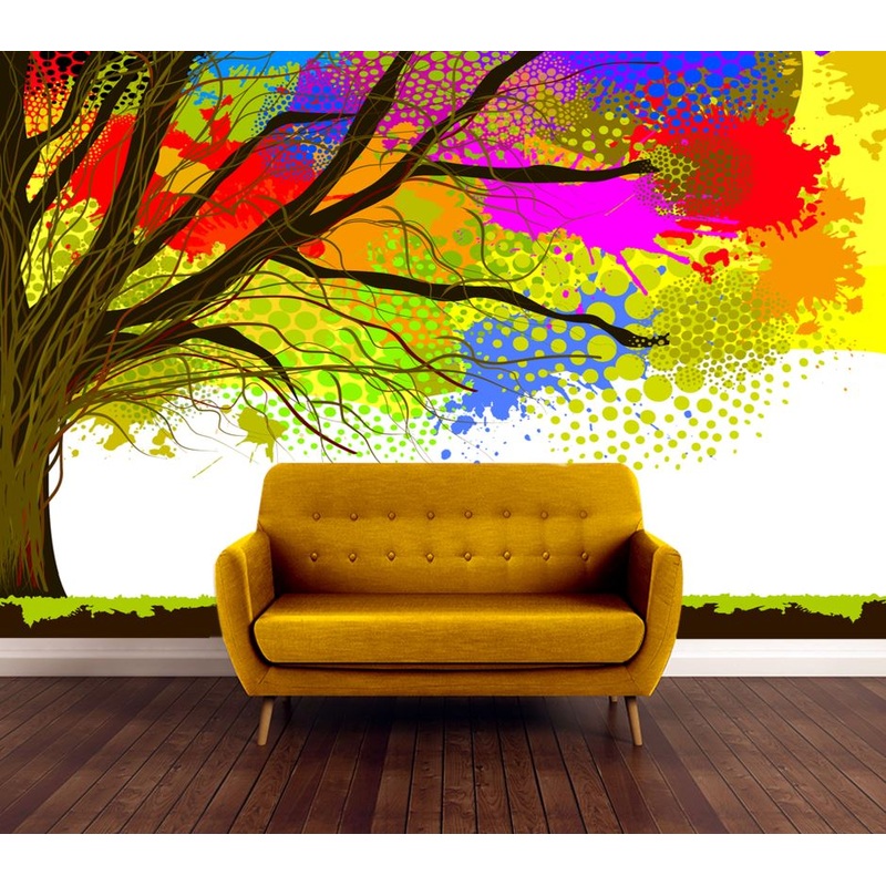 Wallpaper Murals Peel and Stick Removable Abstract Tree High Quality