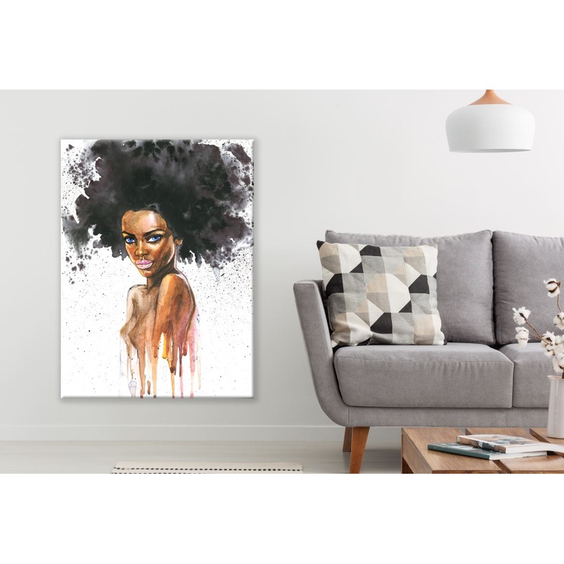 African Woman Portrait Painting Print 100% Australian Made
