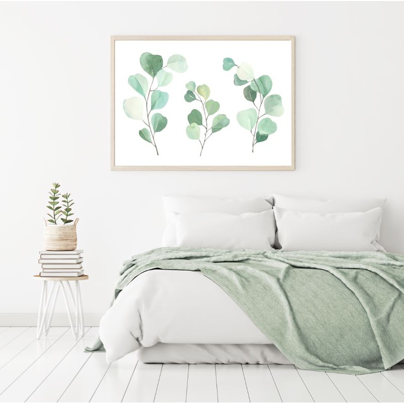Tree Leaves Watercolor Painting Home Decor Premium Quality Poster Print Choose Your Sizes