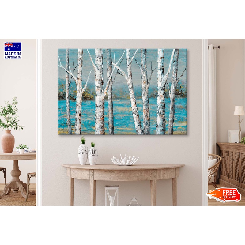 Trees & Forest Oil Painting Wall Art Limited Edition High Quality Print