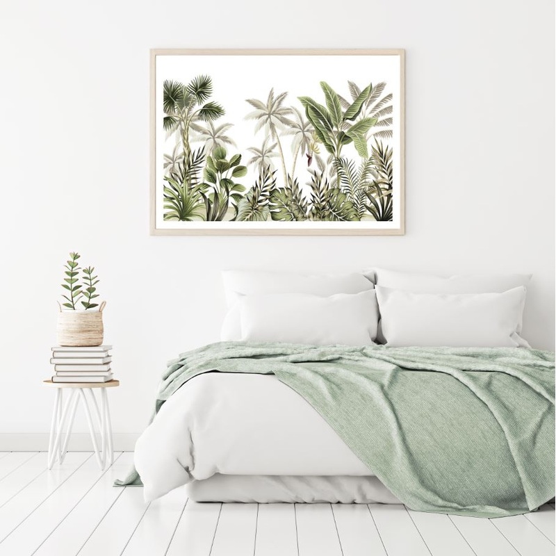 Trees Watercolor Painting Home Decor Premium Quality Poster Print Choose Your Sizes