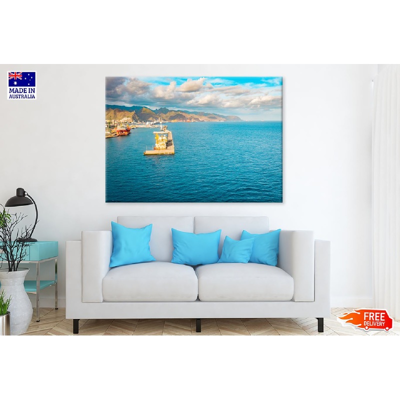 Aerial View of Santa Cruz Spain Photograph Print 100% Australian Made