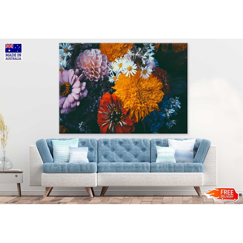 Autumn Flowers Bouquet Photograph Print 100% Australian Made