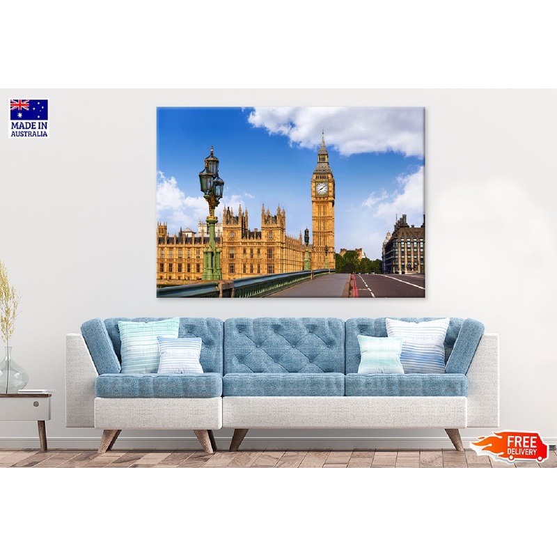 Big Ben Clock Tower & Bridge View Photograph Print 100% Australian Made