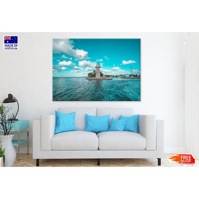 Boca Chita Lighthouse View Photograph in US Print 100% Australian Made