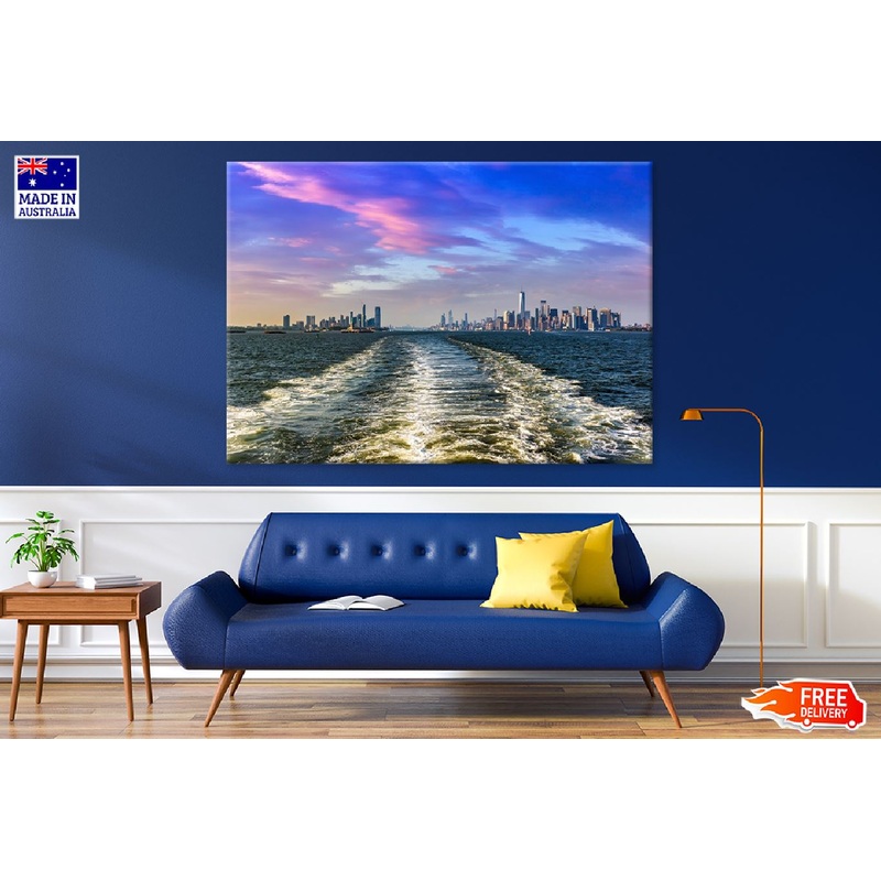 Hudson River & New York City View Photograph Print 100% Australian Made